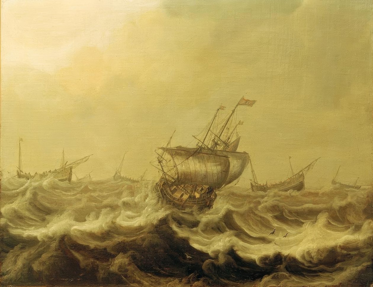 Skip i en storm av Pieter Coopse