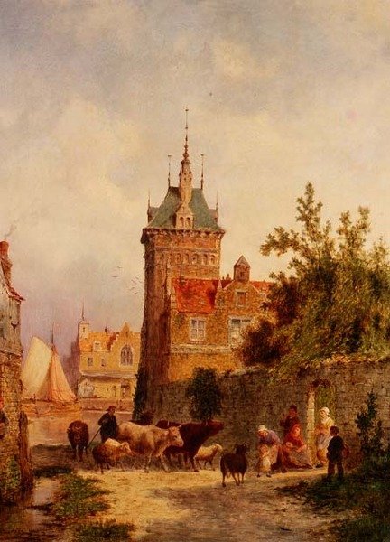 Coblentz, Tyskland av Pieter Cornelis Dommerson