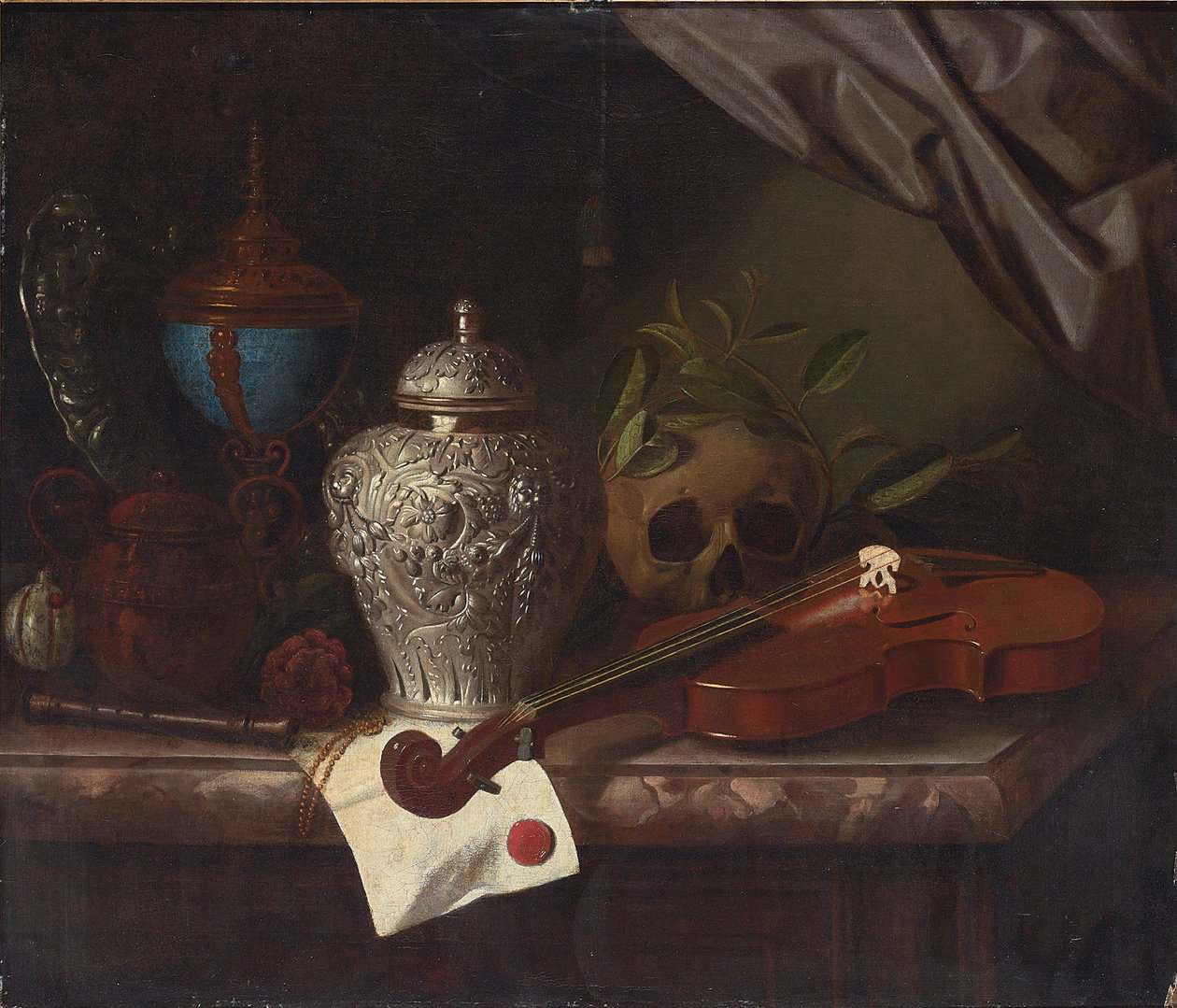Stilleben av Pieter Gerritsz. van Roestraten