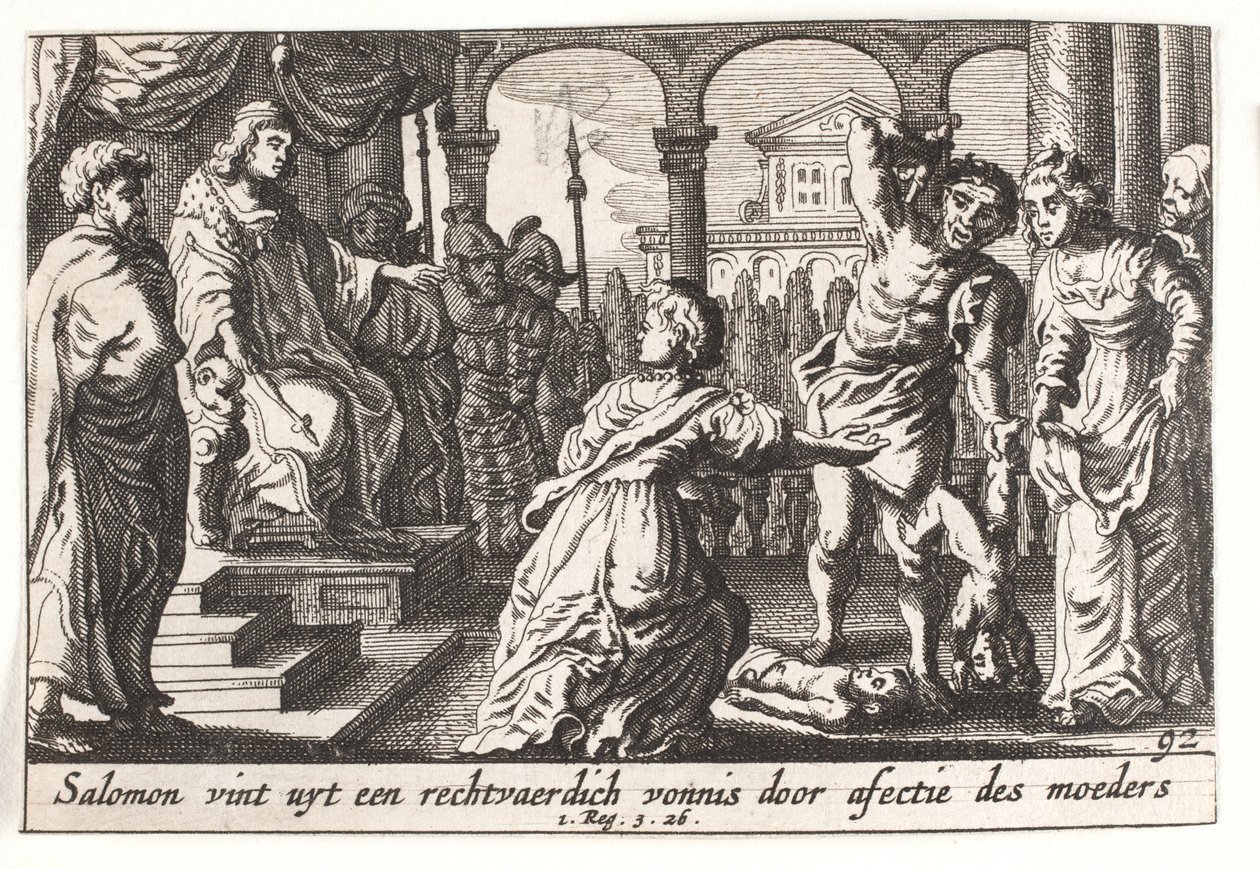 Salomos dom av Pieter Hendriksz. Schut