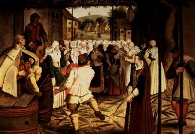 St. Katarinas dans av Pieter III Brueghel
