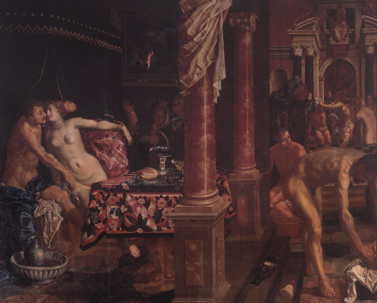 Et badehus av Pieter Isaacsz