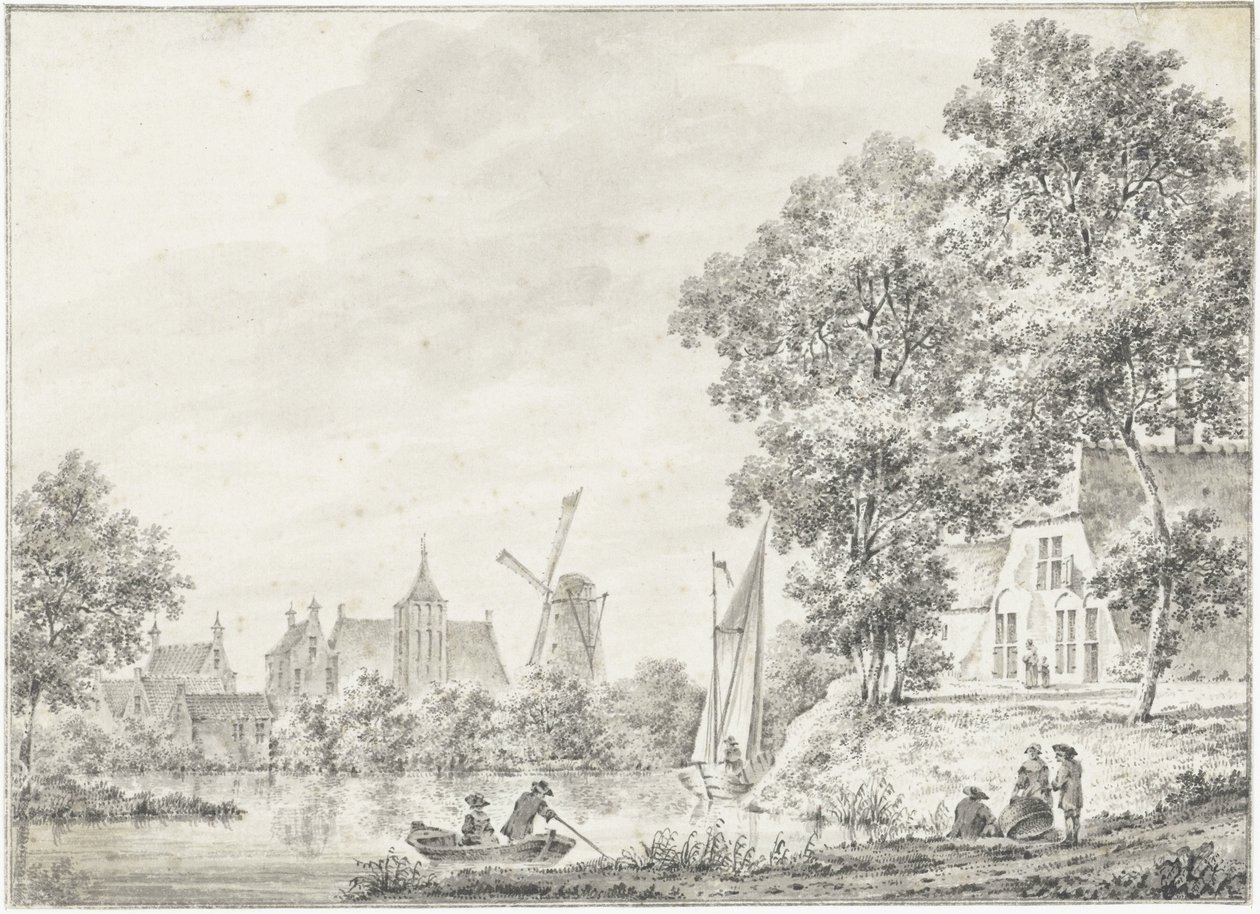 Ansikt i Haastrecht av Pieter Jan van Liender