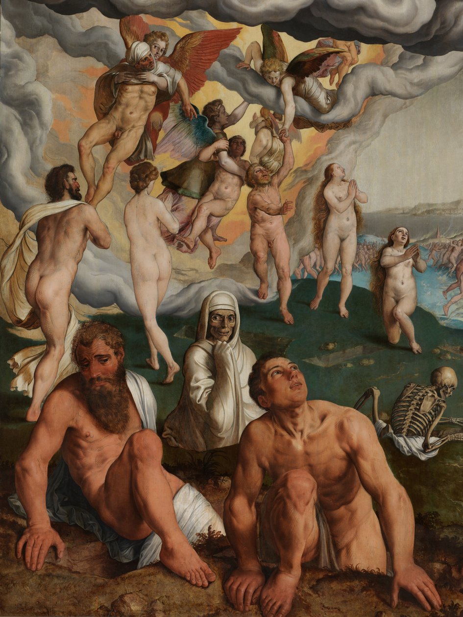 Detalj av den siste dommen av Pieter Jansz. Pourbus