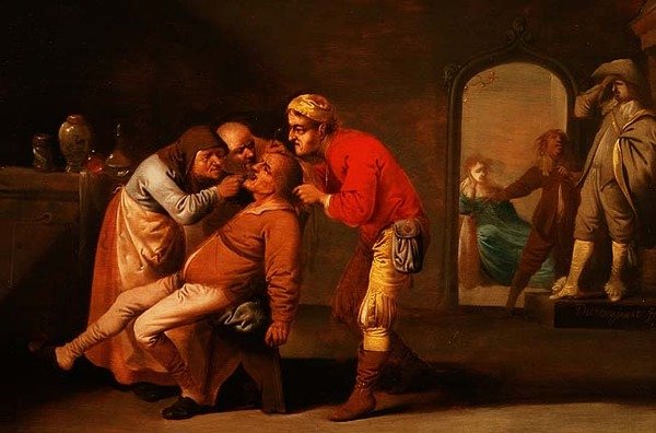 Et tannlegebesøk av Pieter Jansz. Quast