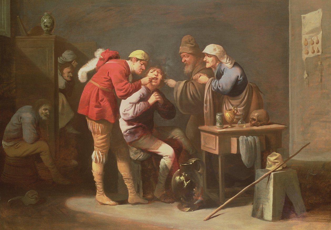 Et tannlegebesøk av Pieter Jansz. Quast