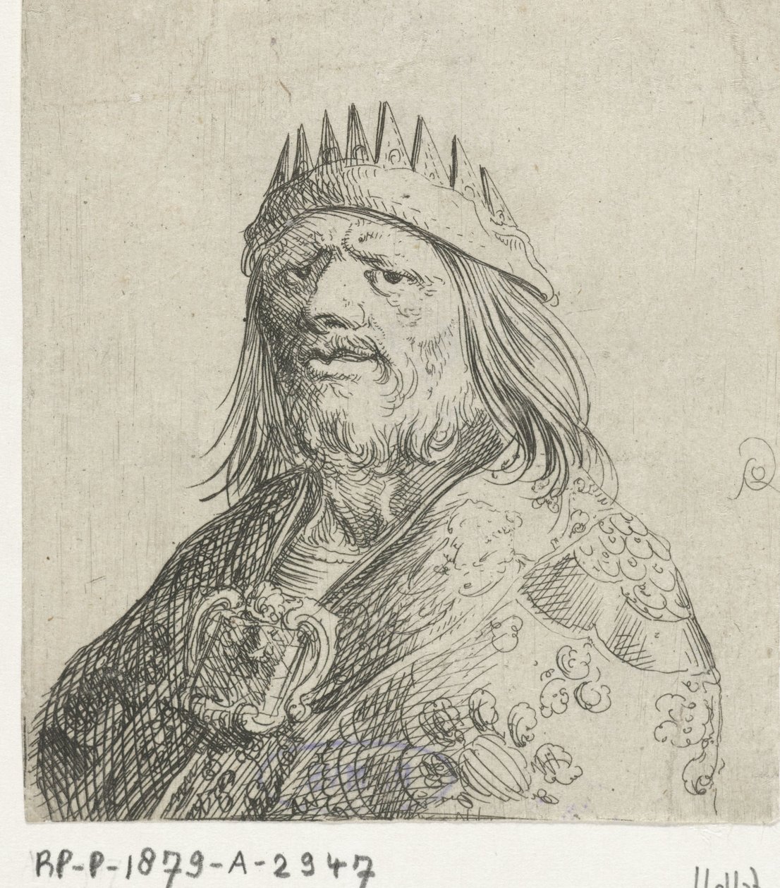 Portrettbyste av en konge av Pieter Jansz Quast