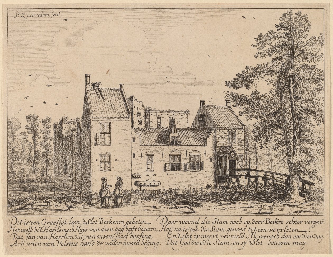 Castle Drive av Pieter Jansz Saenredam