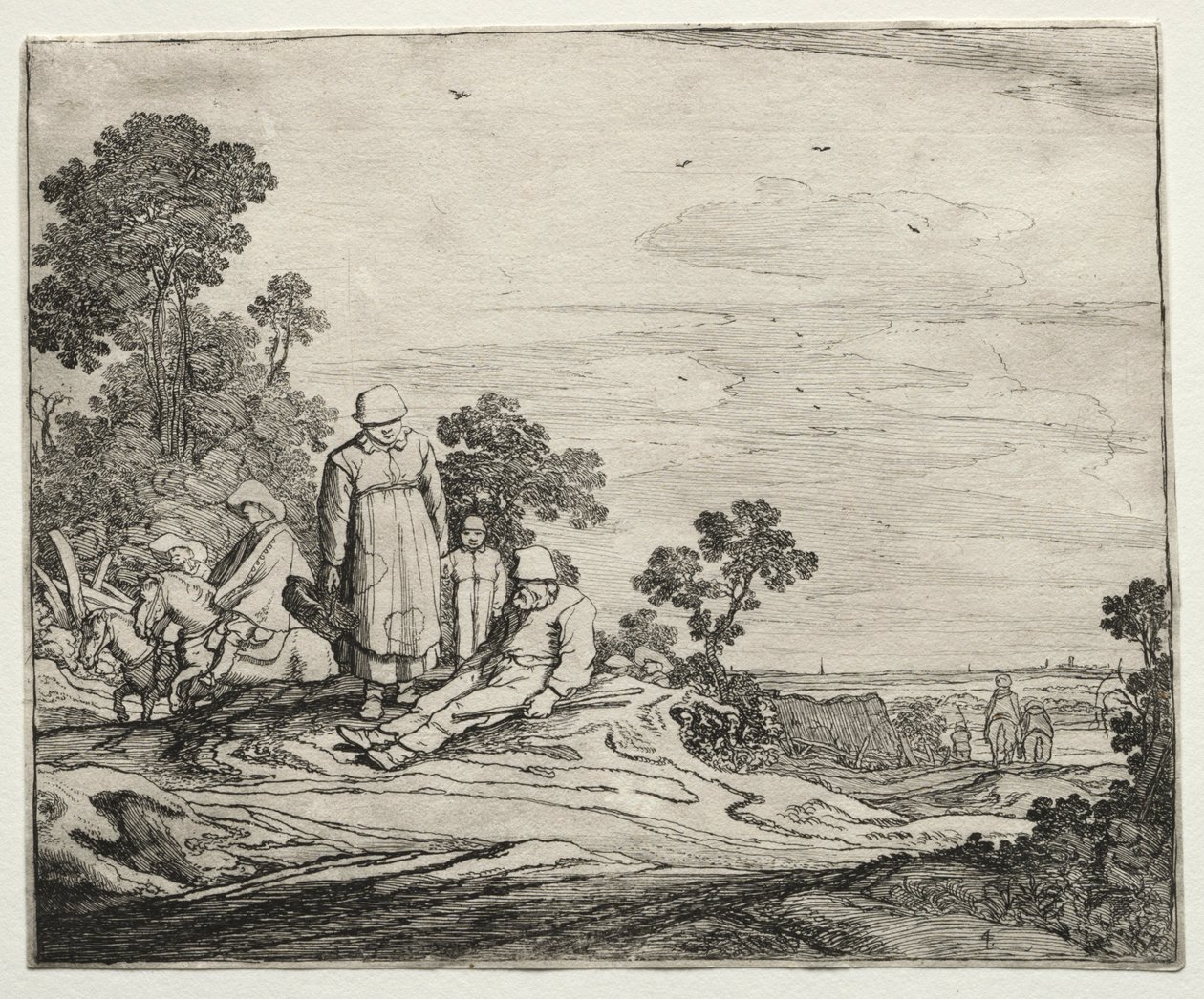 Landskap med bønder, 1626. av Pieter Molyn