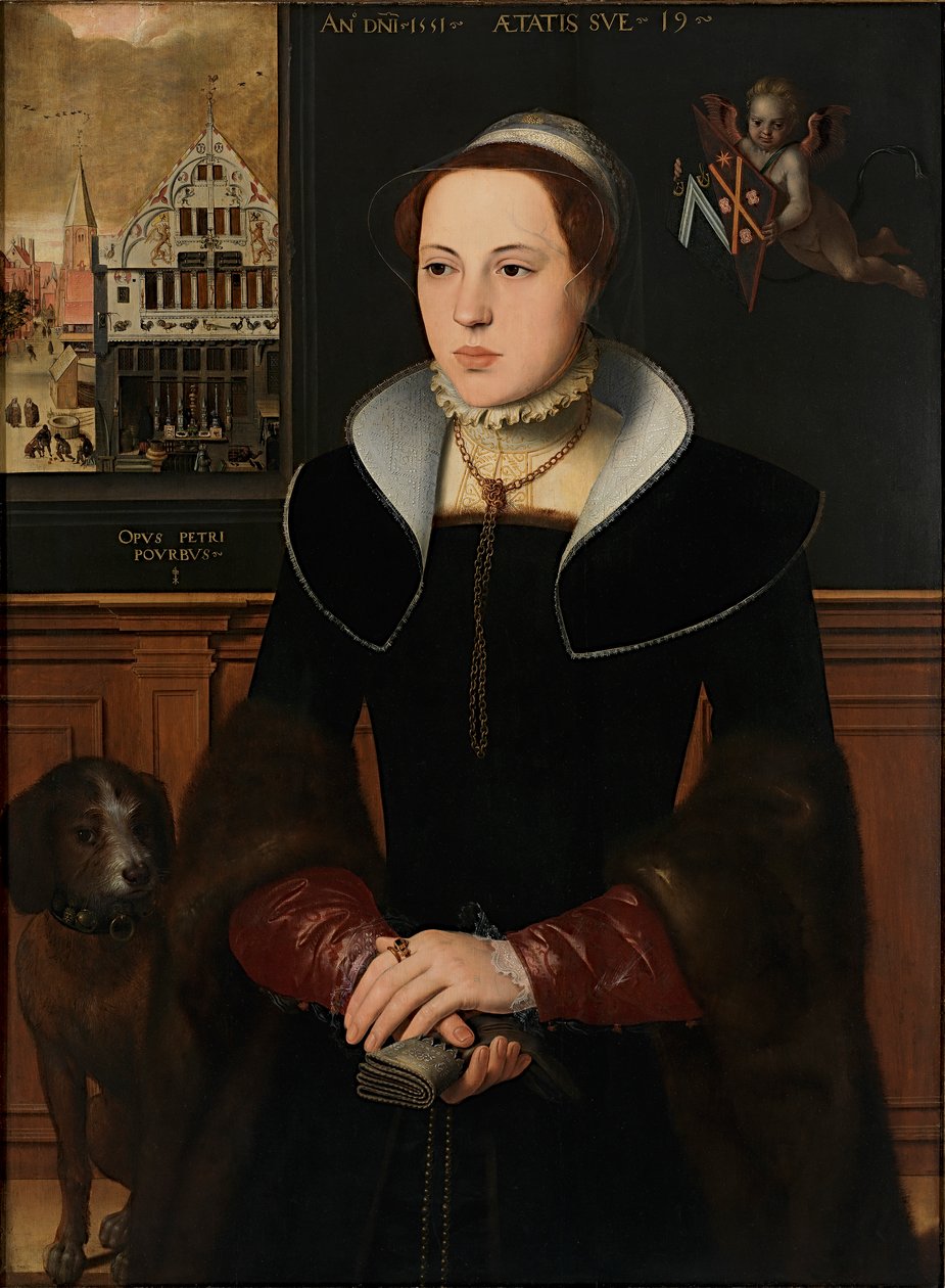 Portrett av Jacquemyne Buuck, 1551. av Pieter Pourbus