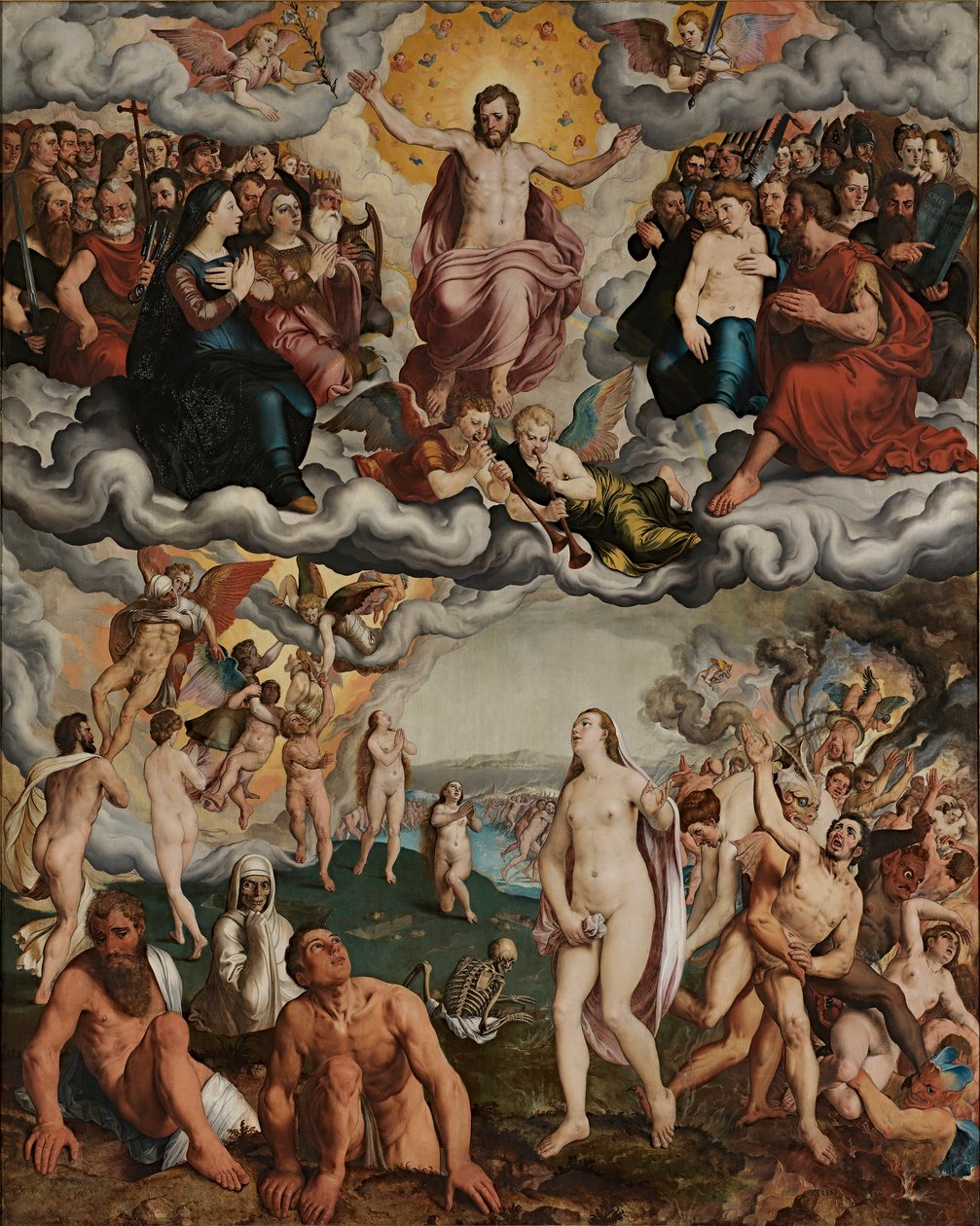 Den siste dommen, 1551. av Pieter Pourbus