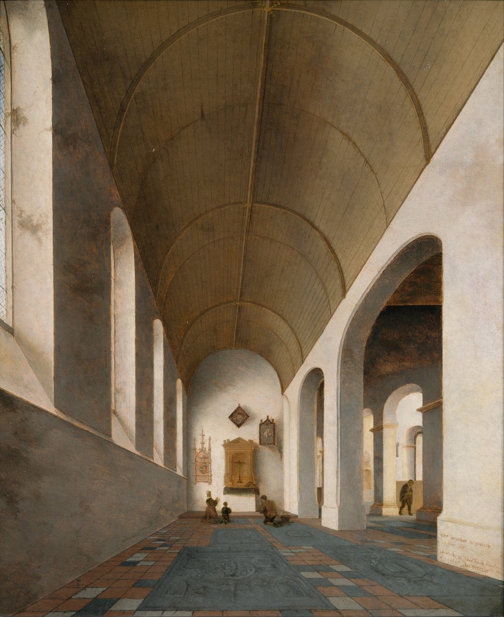 Antonius-kapellet i Janskerk, Utrecht, 1645 av Pieter Saenredam