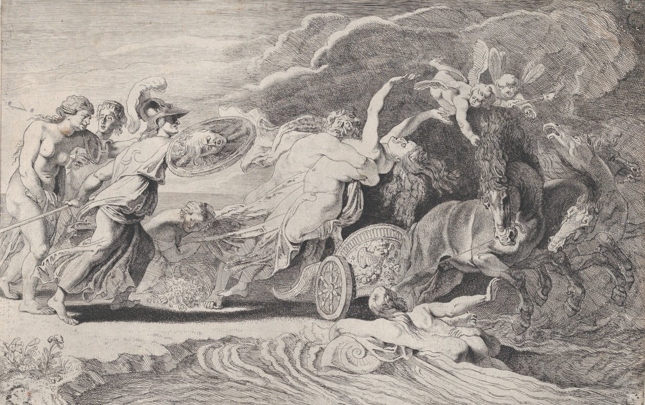 Bortføringen av Proserpina, ca. 1620-25. av Pieter Soutman