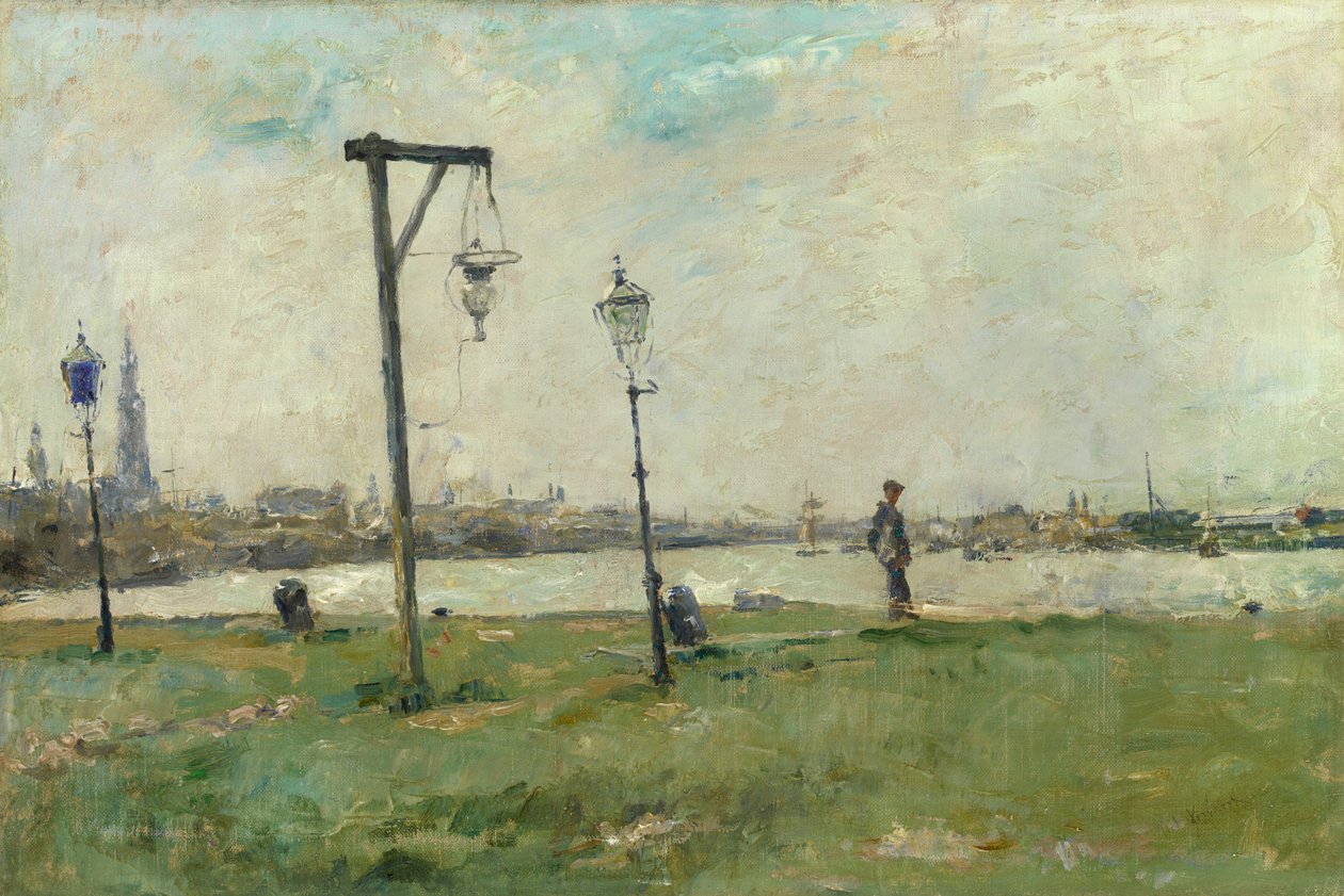 Antwerpen (olje på lerret) av Pieter Verhaert