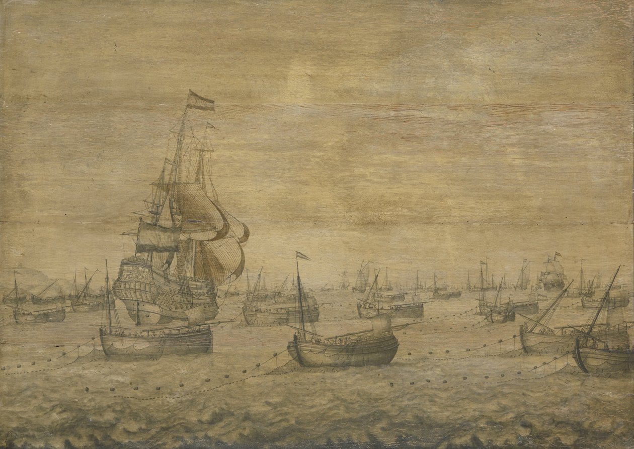 Den nederlandske sildeflåten av Pieter Vogelaer
