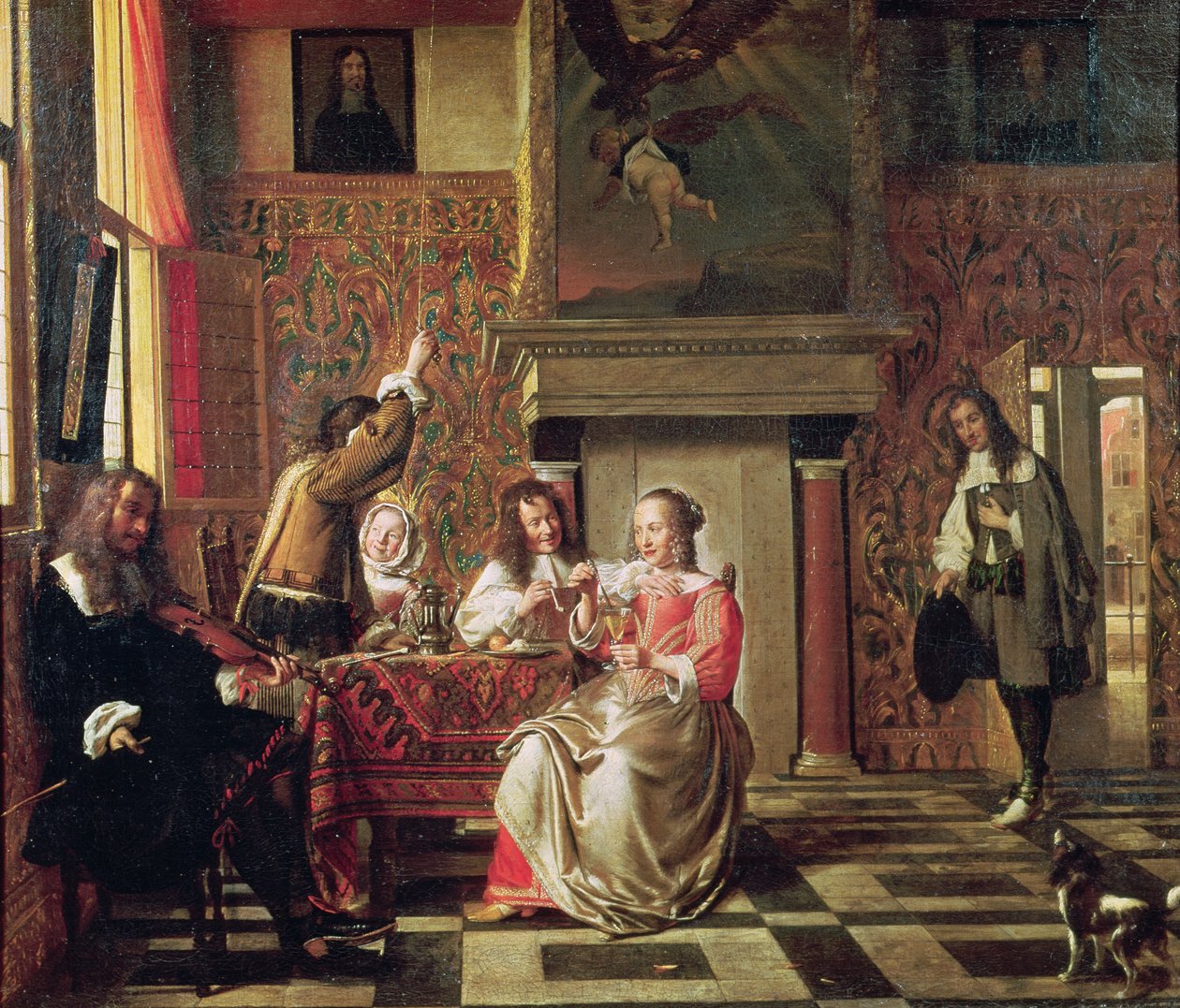 Samtale av Pieter de Hooch