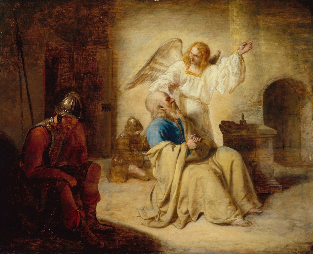 Frigjøring av St. Peter fra fengsel av Pieter de Hooch