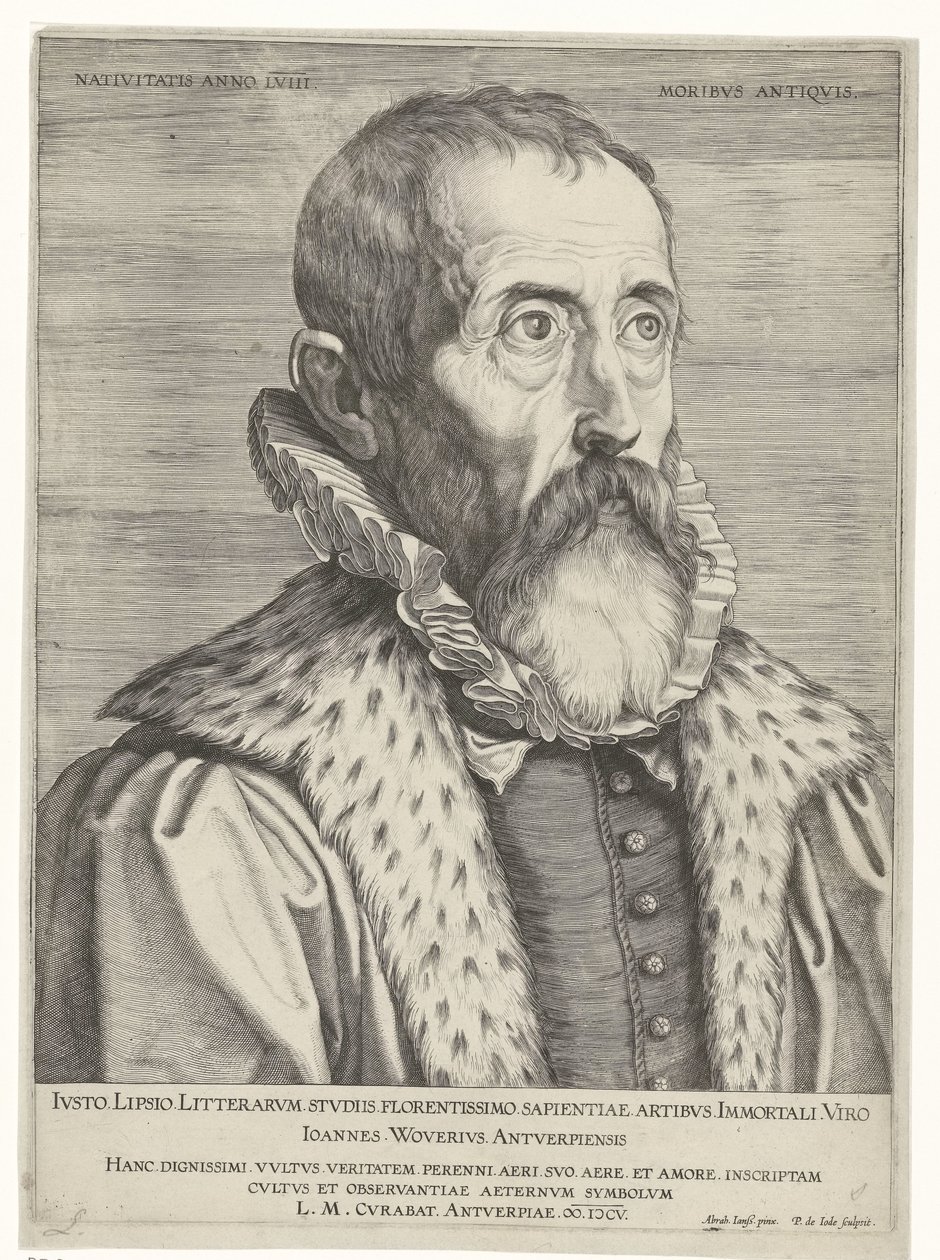 Portrett av Justus Lipsius av Pieter de Jode (I)