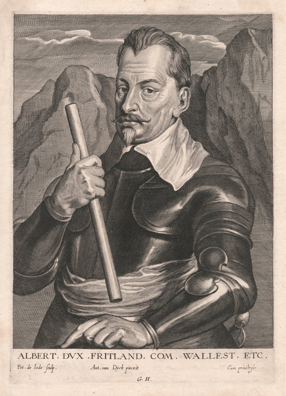 Albert, hertug av Fritland. Com. Wallace, etc. av Pieter de Jode