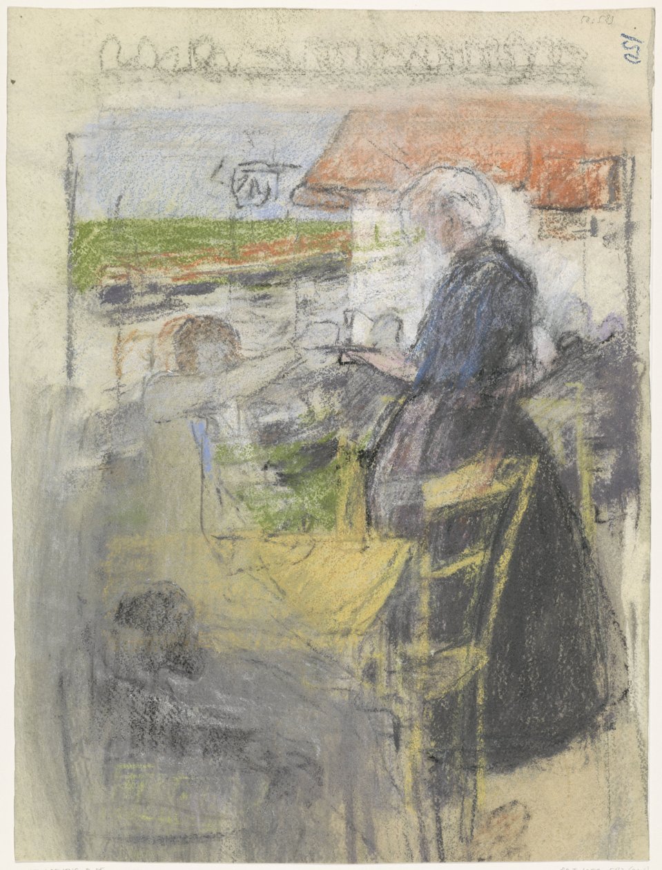 Kaféterrasse av Pieter de Josselin