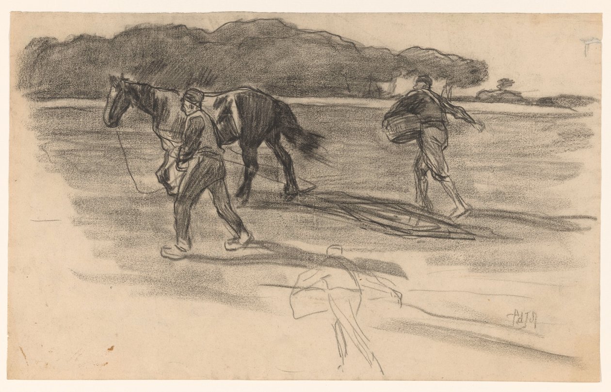 Harving og såing av Pieter de Josselin