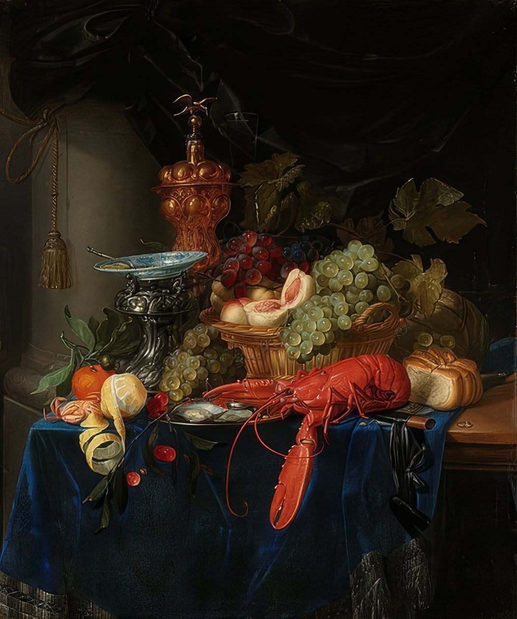 Stilleben med en gullbeger av Pieter de Ring