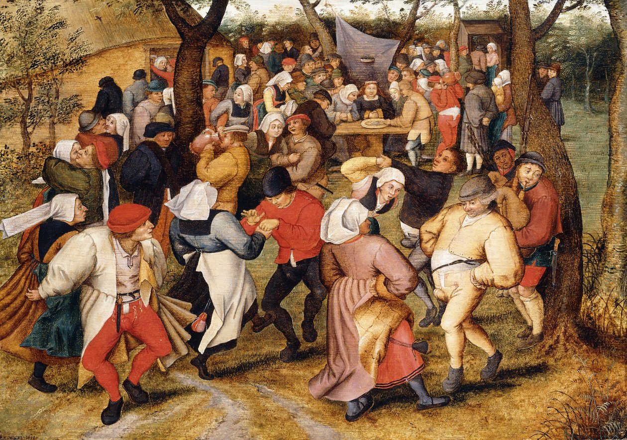 Bryllupsdansen, av Pieter Brueghel the Younger