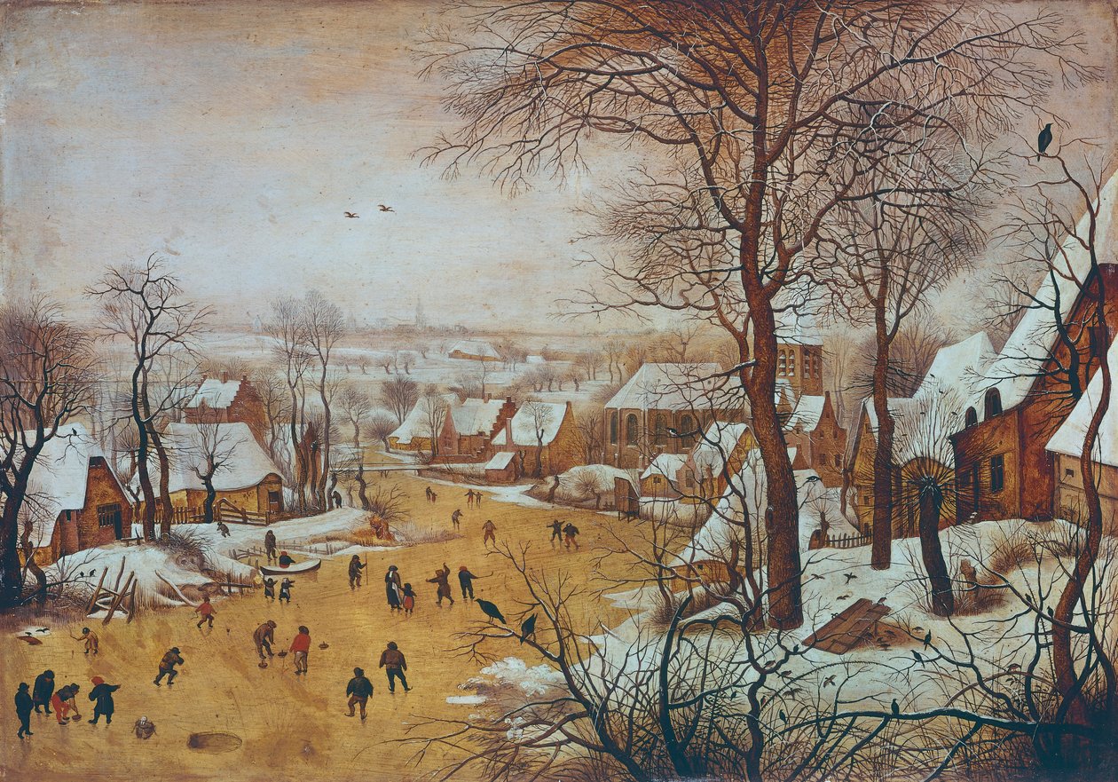 Vinterlandskap av Pieter the Younger Brueghel