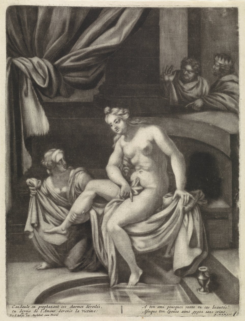 David og Batseba av Pieter van den Berge