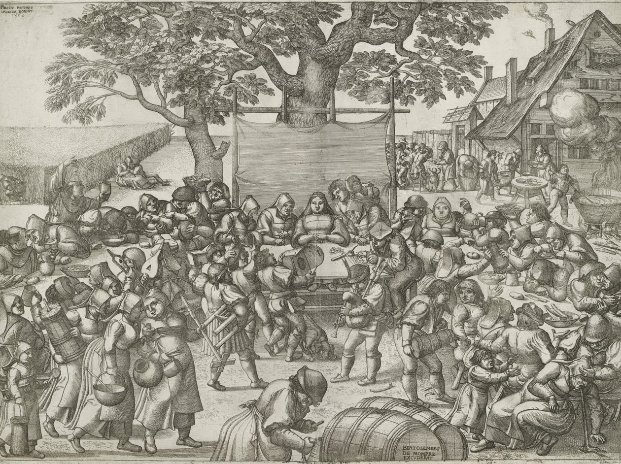 Bondens bryllup av Pieter van der Borcht (I)