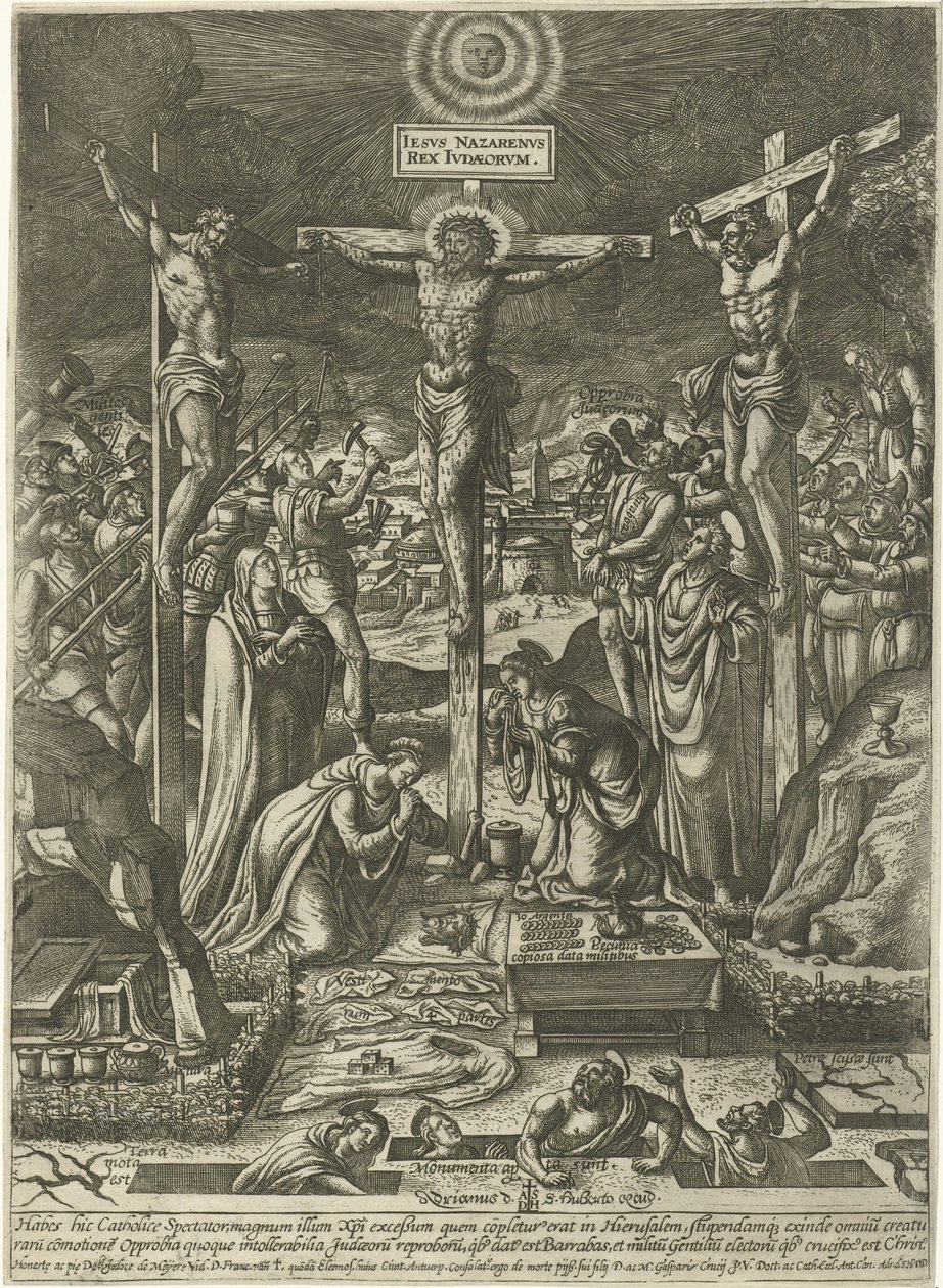 Kristi korsfestelse av Pieter van der Borcht (I)