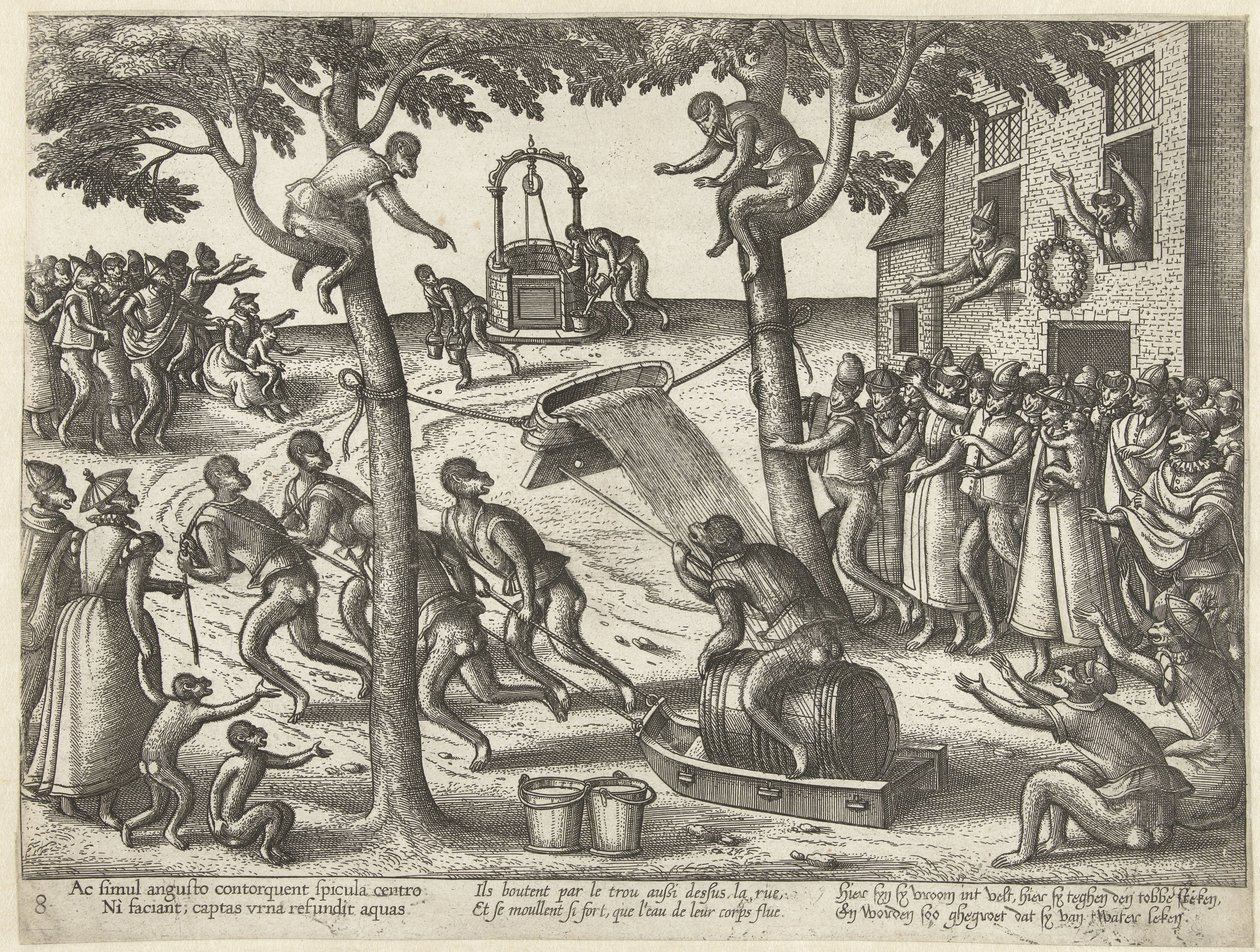 Tobbespel Apenspel (serietittel) av Pieter van der Borcht (I)