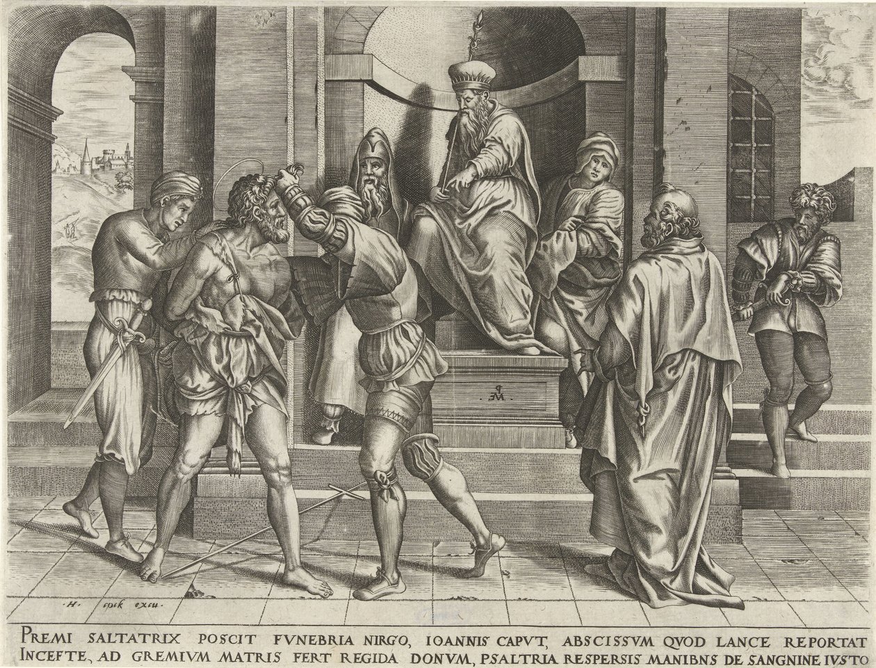 Fengsling av døperen Johannes av Pieter van der Heyden