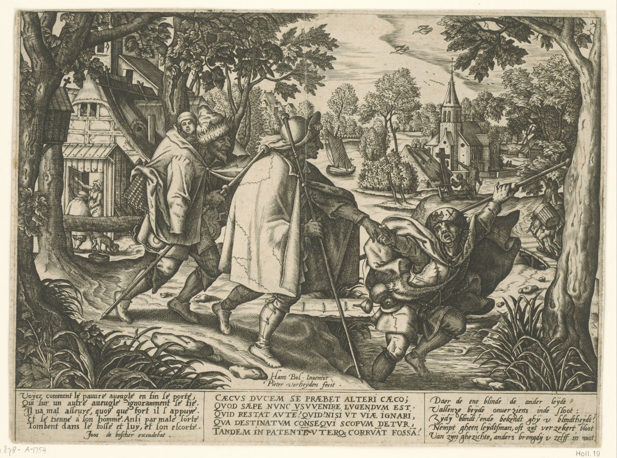 Lignelsen om de to blinde av Pieter van der Heyden