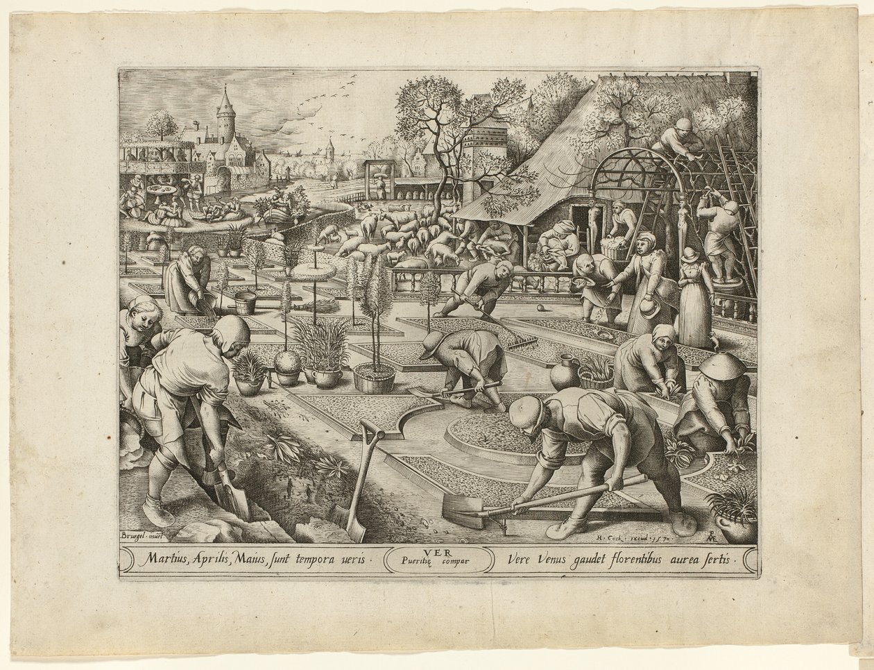 Spring, fra The Four Seasons av Pieter van der Heyden