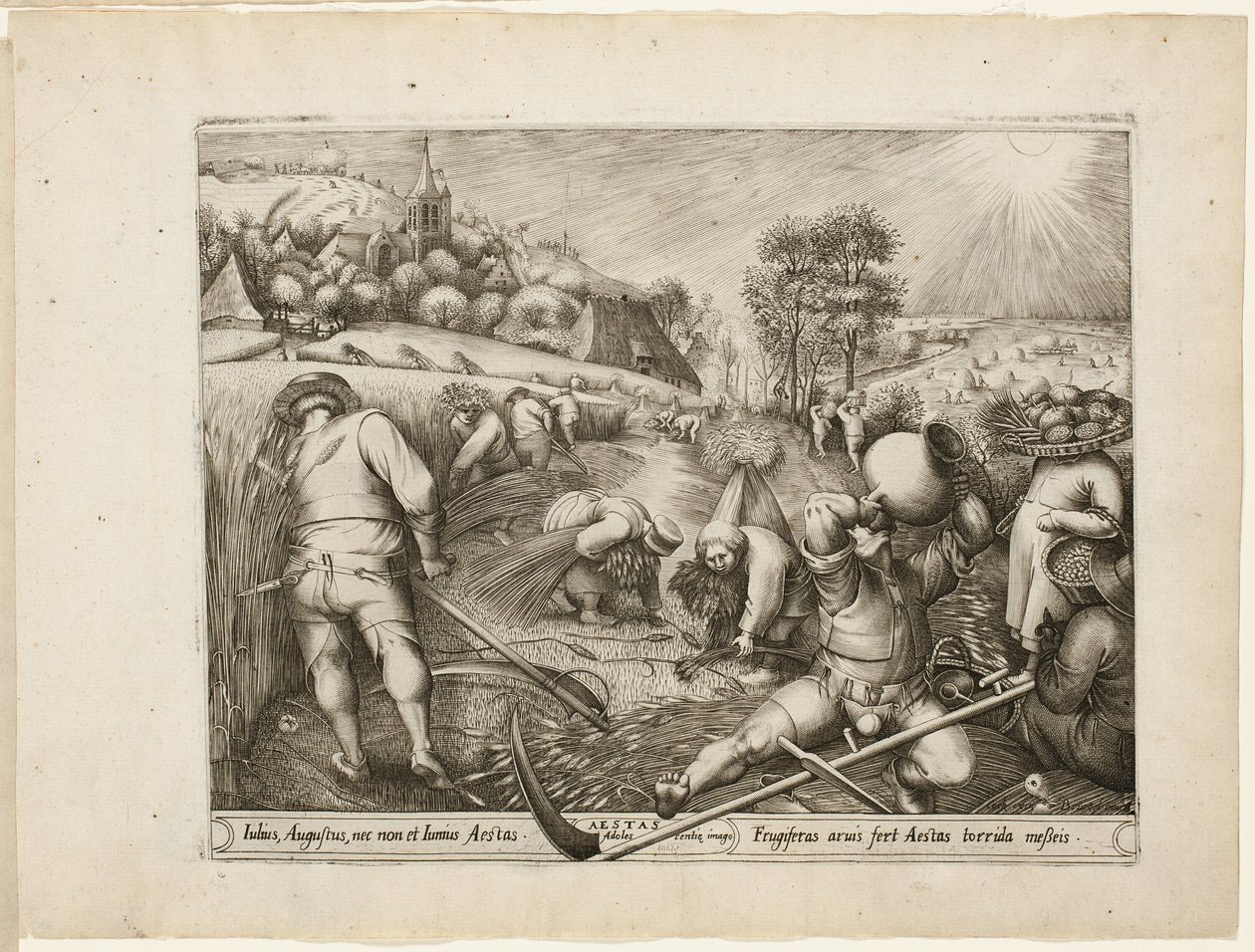 Sommer, fra The Four Seasons av Pieter van der Heyden