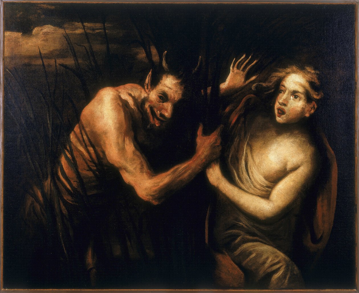 Pan og Syringa, ca. 1630-78 av Pietro della Vecchia