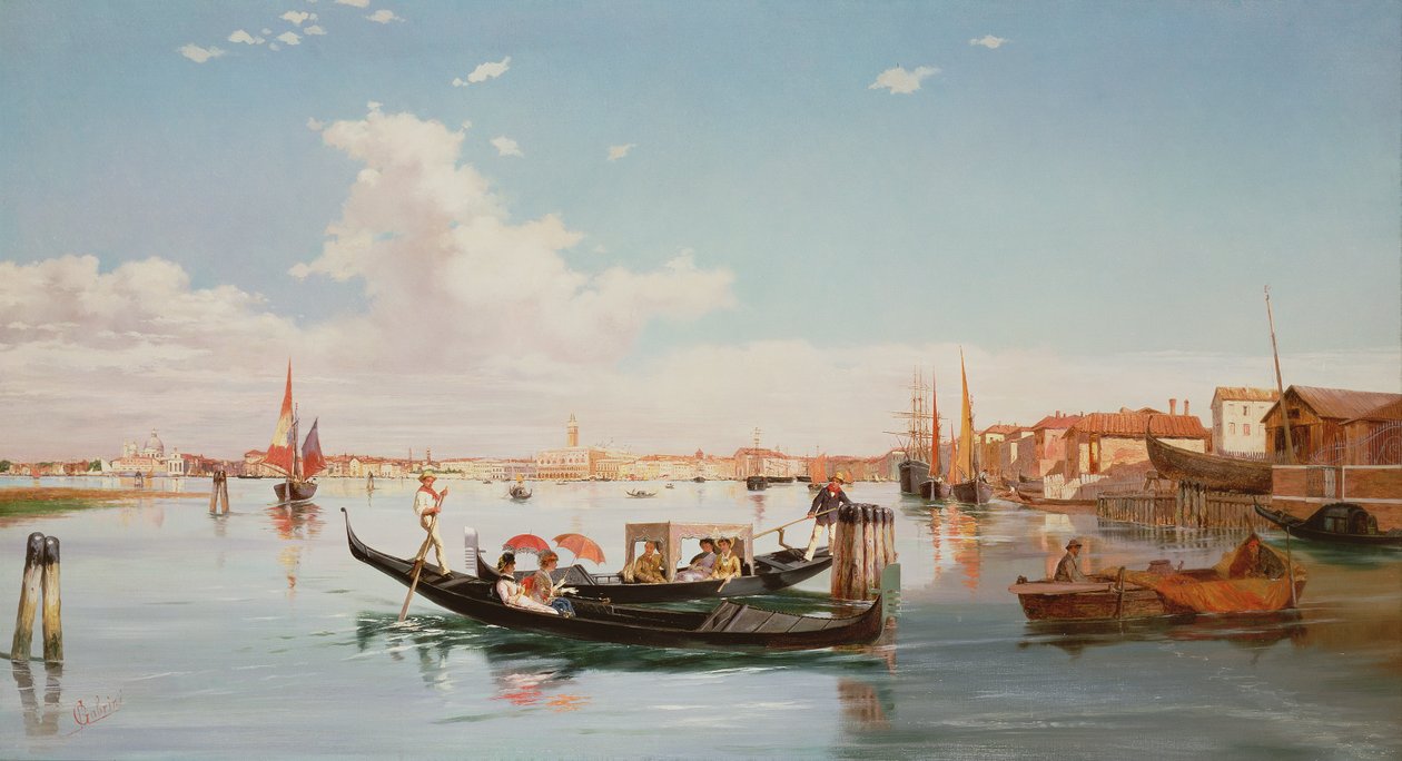 Lagunen, Venezia av Pietro Gabrini