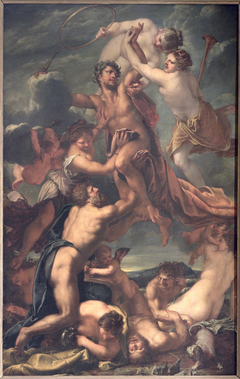 Apoteose til keiser Leopold I av Østerrike (1640-1705), 1658-59 av Pietro Liberi