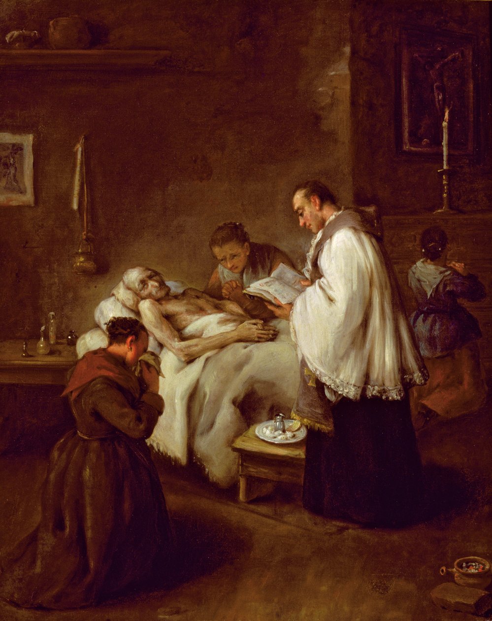 Extreme Unction, ca. 1755 av Pietro Longhi