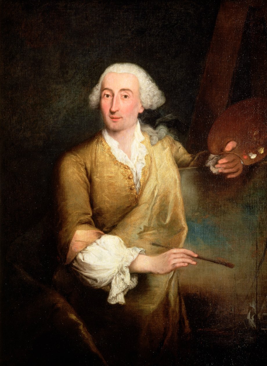Portrett av Francesco Guardi (1712-93) av Pietro Longhi