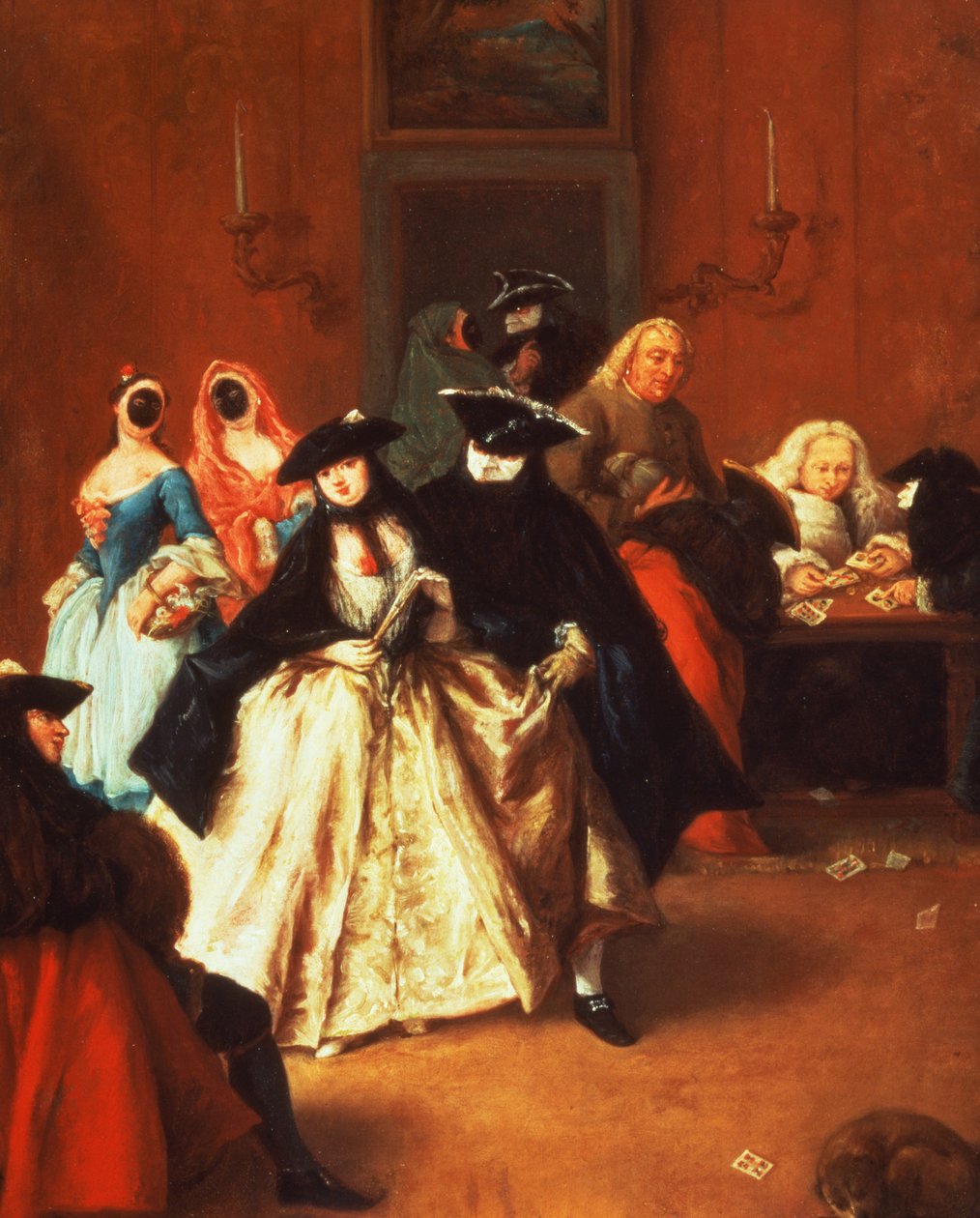 The Parlor av Pietro Longhi