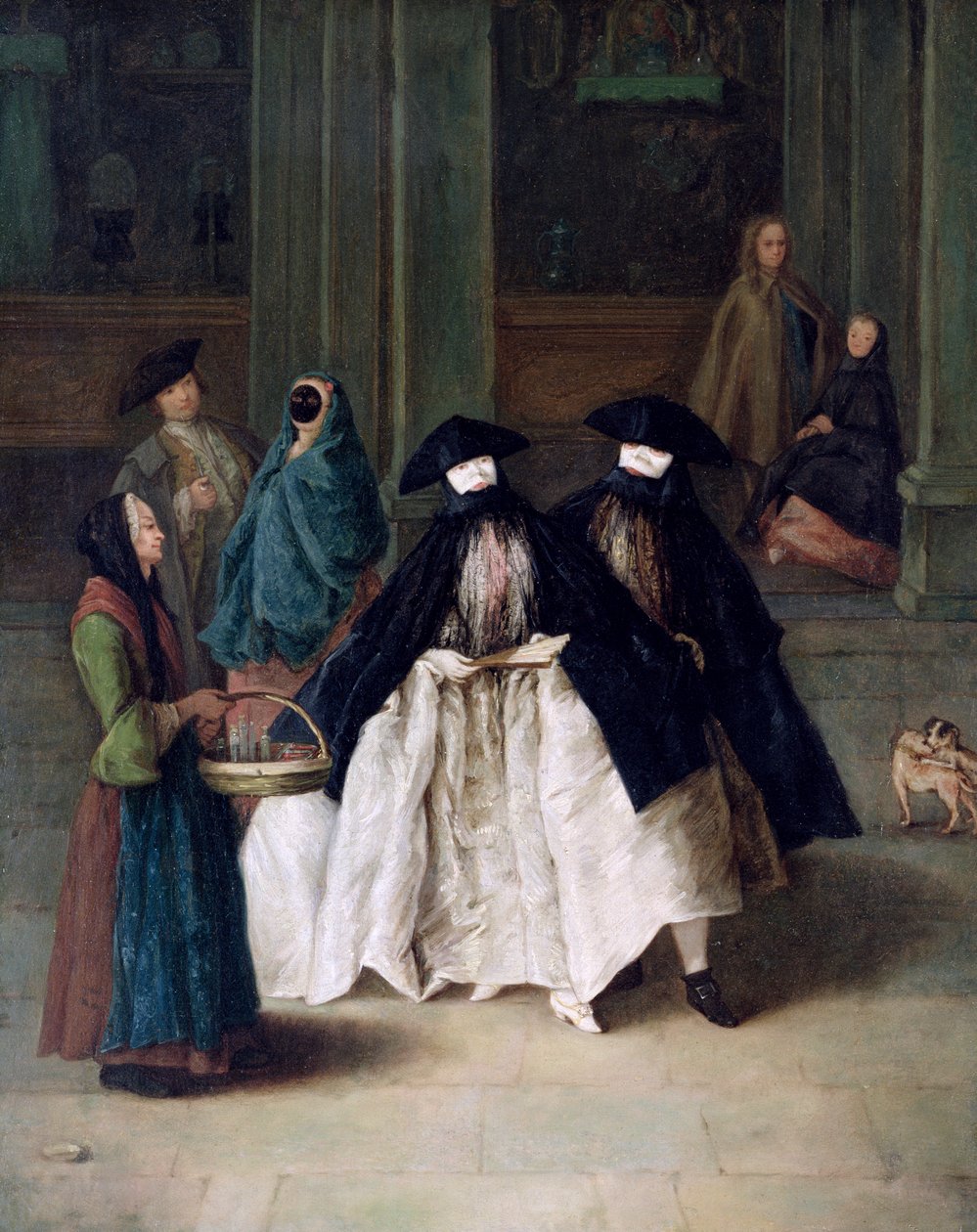 Parfymeselgeren (se også 60625) av Pietro Longhi