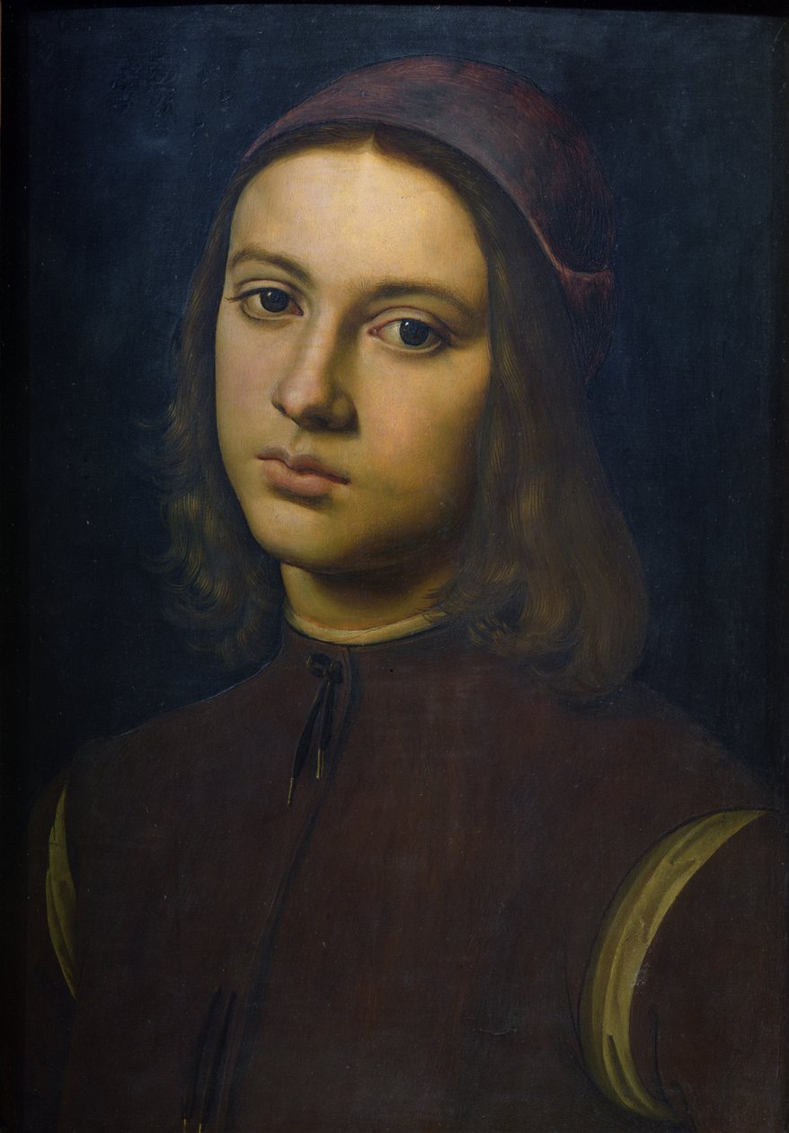 Portrett av en ung mann, 1495 av Pietro Perugino