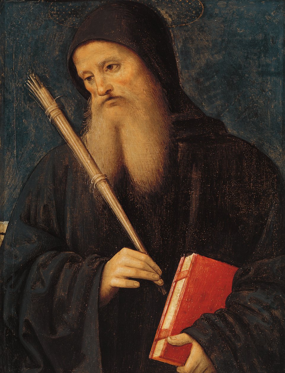 St. Benedikt av Pietro Perugino