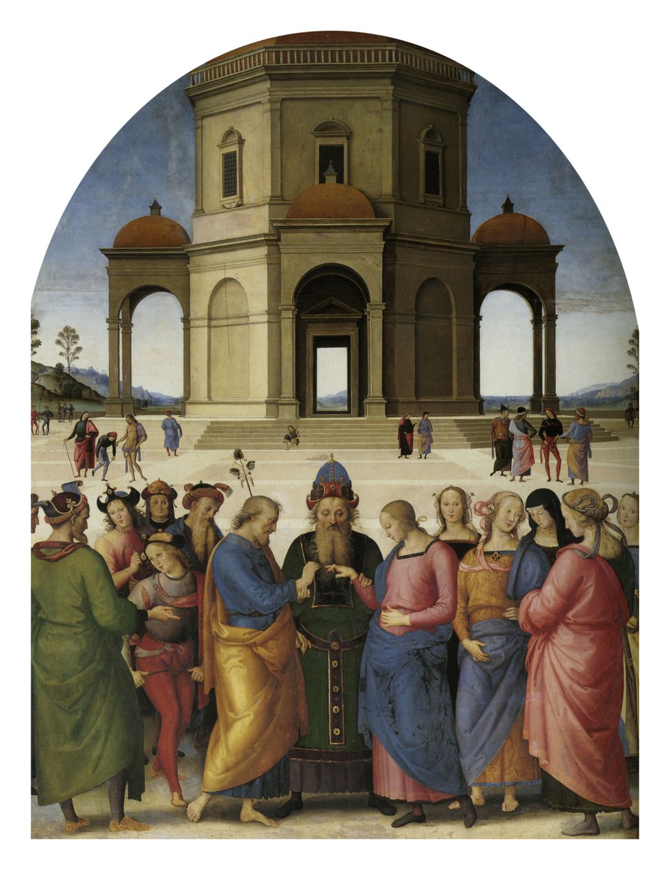 Jomfruens ekteskap av Pietro Perugino