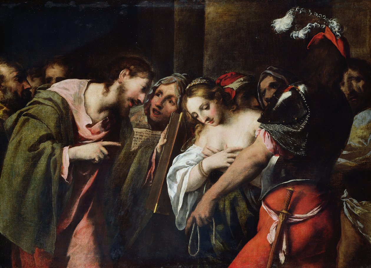 Kristus og horkvinnen av Pietro della Vecchia