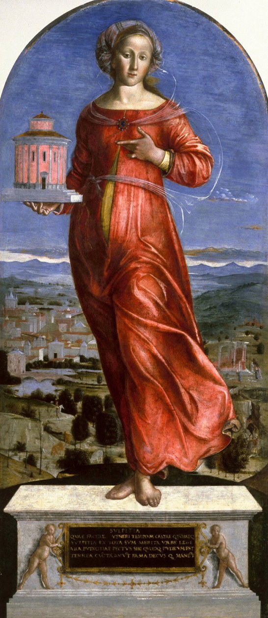 Sulpicia, ca. 1493-5 av Pietro di Francesco degli Orioli