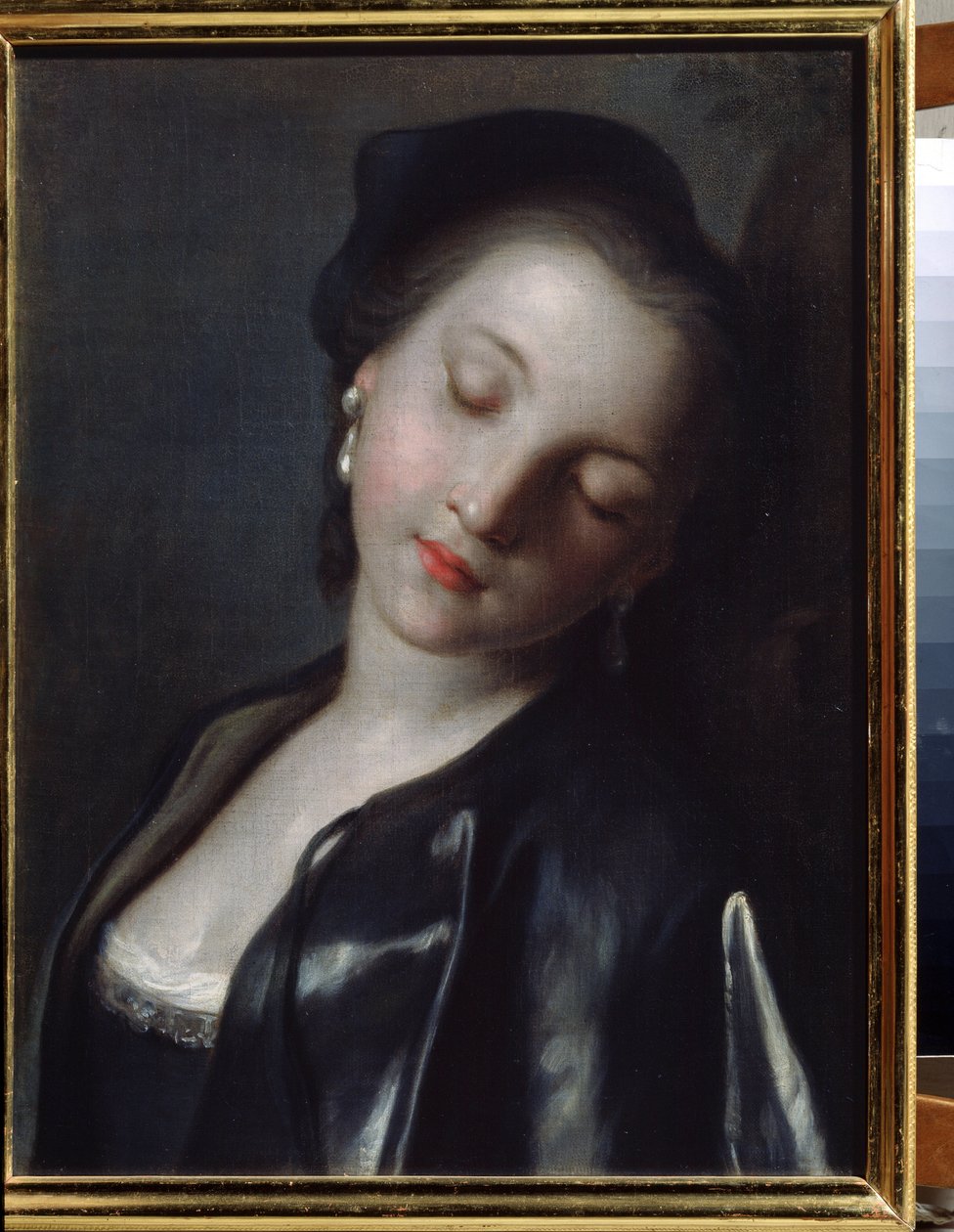 Sovende ung kvinne av Pietro Antonio Rotari