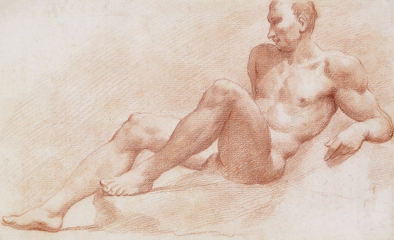 En liggende naken, av Pietro Dandini